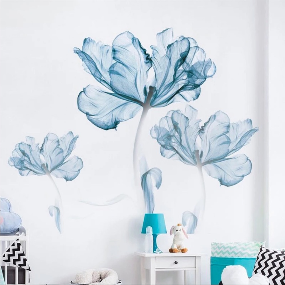 JUST IN ♡ Watercolor Floral Decals - Picture 3 of 5